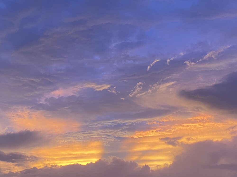 「暗雲からの陽光」Photo by Yasuyo Watanabe,埼玉県入間市,sep.2022